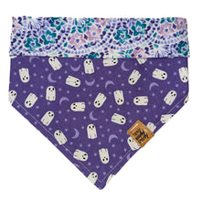Load image into Gallery viewer, Little Purple Ghosts Pet Bandana
