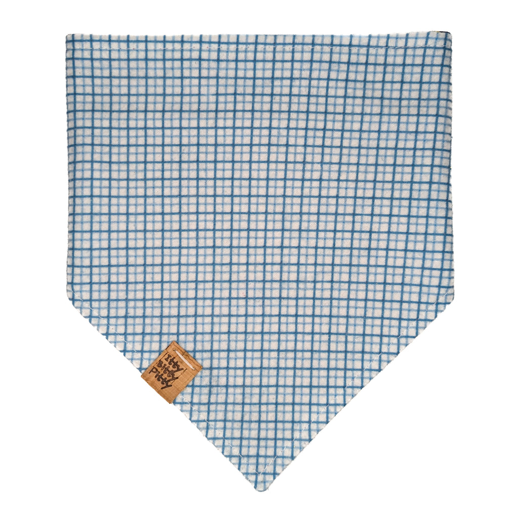 Small Blue Flower Pet Bandana