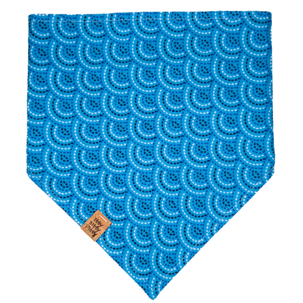 Blue Paw Print Pet Bandana