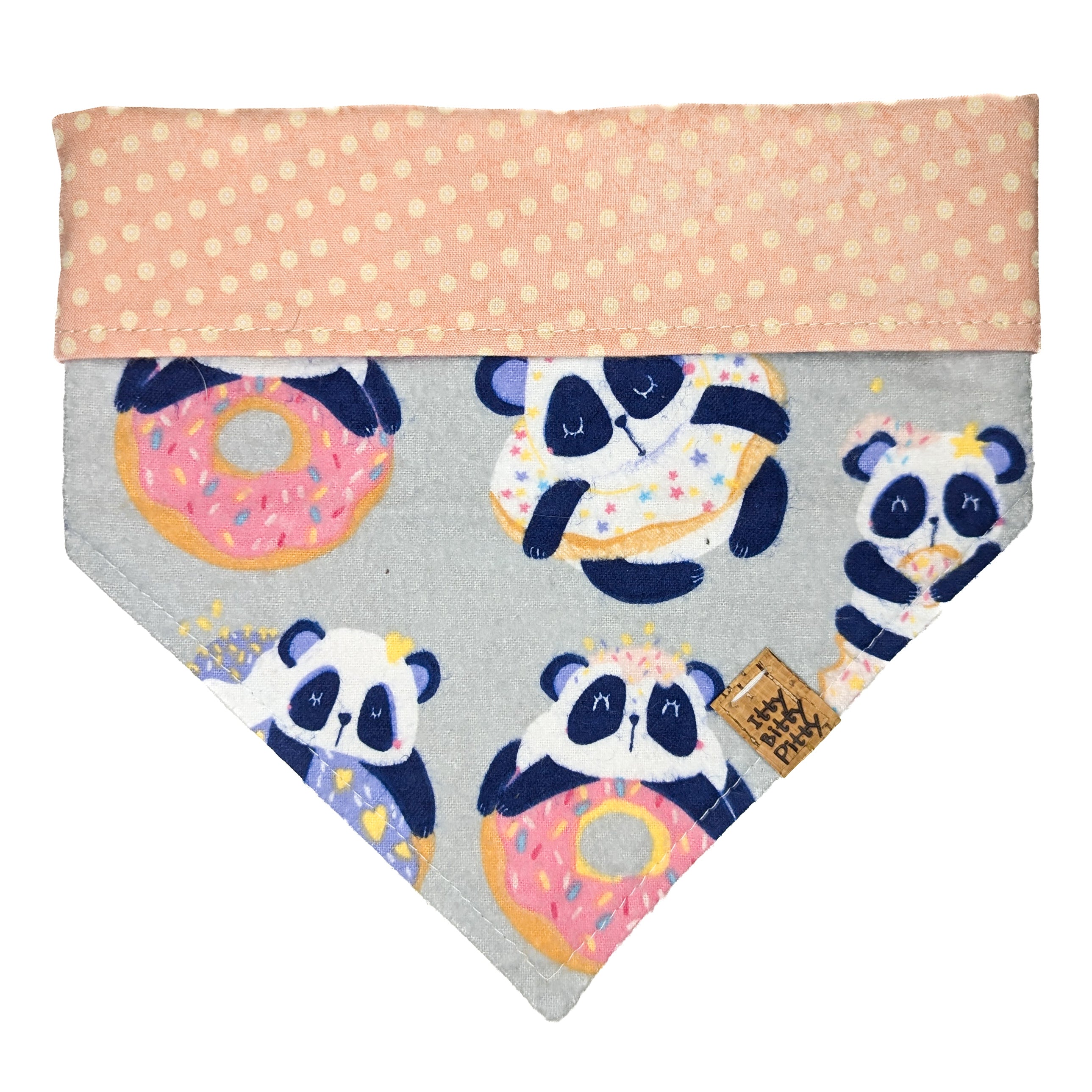 Panda Donuts Pet Bandana