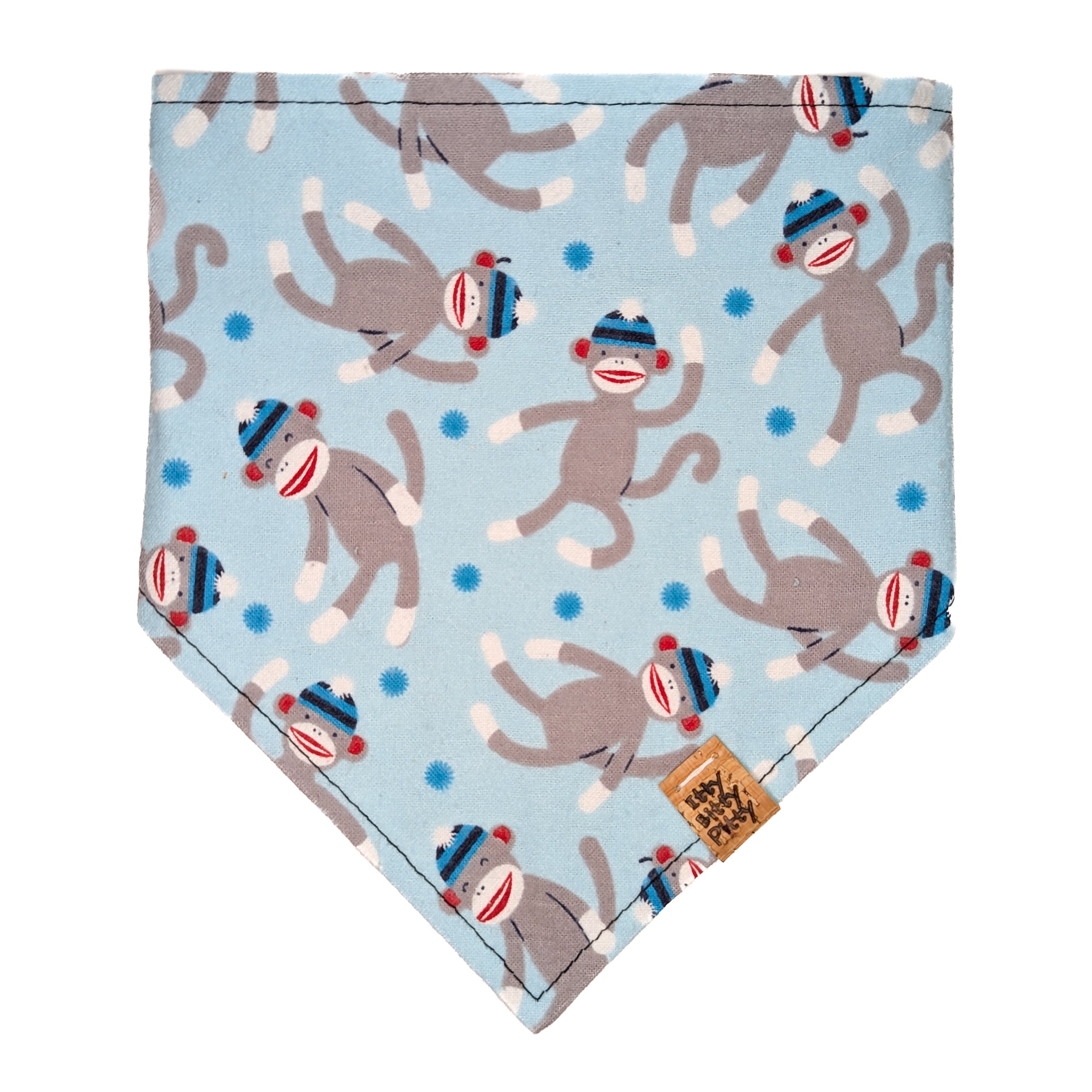 Sock Monkey Pet Bandana
