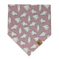Little Pink Glow Ghosts Pet Bandana - GLOW IN THE DARK