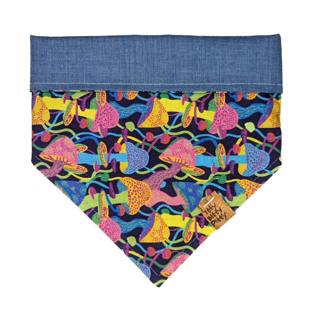 Psychedelic Mushroom Pet Bandana