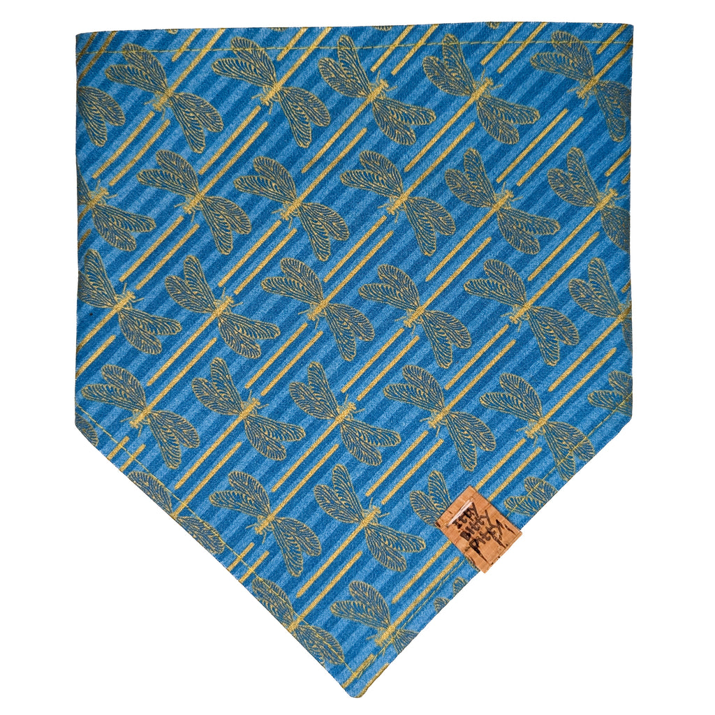 Golden Dragonfly Pet Bandana