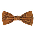 Burnt Orange Floral Pet Bow Tie