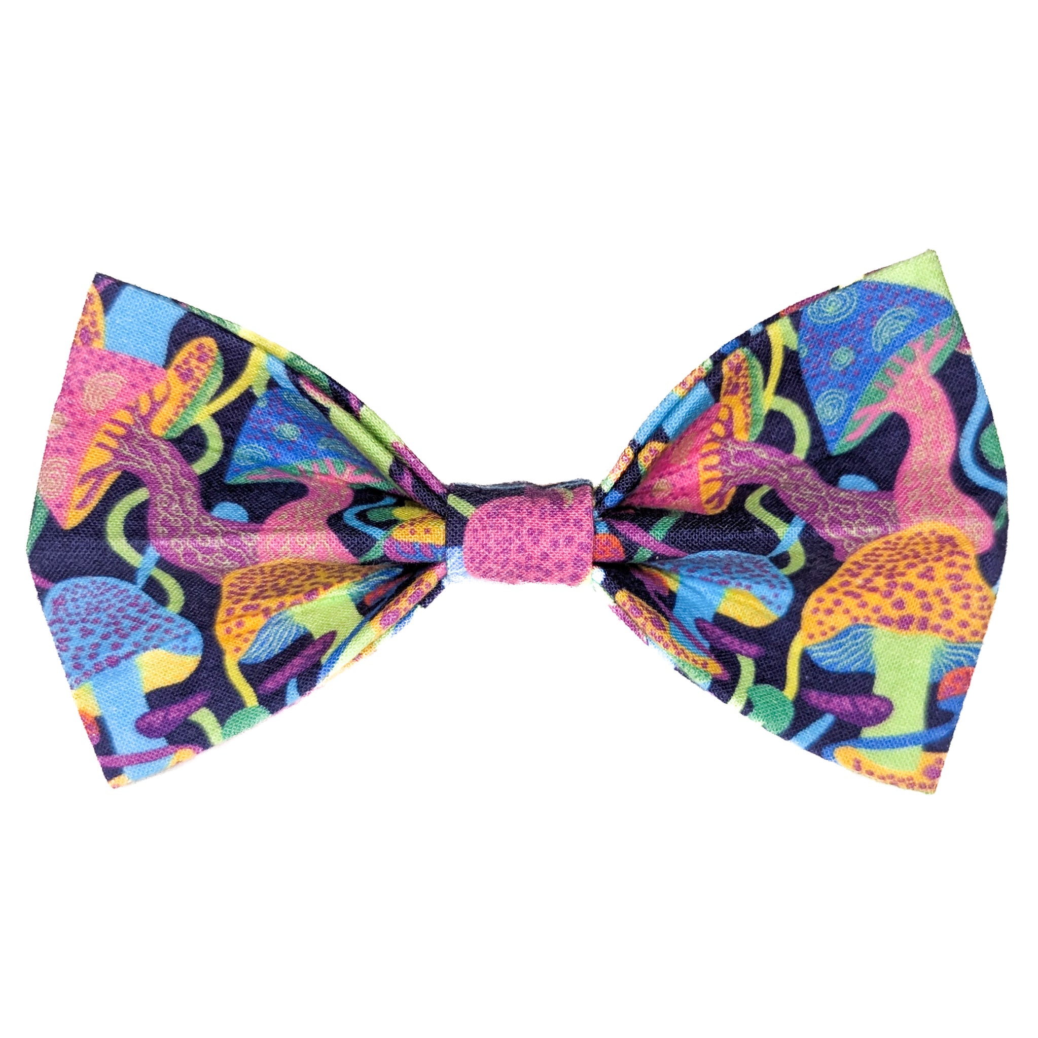 Psychedelic Mushroom Pet Bow Tie