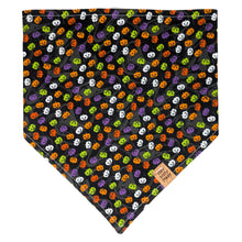Load image into Gallery viewer, Multi-Color Mini Jack-O-Lantern Pet Bandana
