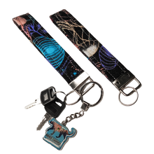 Load image into Gallery viewer, Electric Jellyfish Wristlet Keychain
