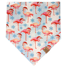 Load image into Gallery viewer, Santa Flamingos Pet Bandana

