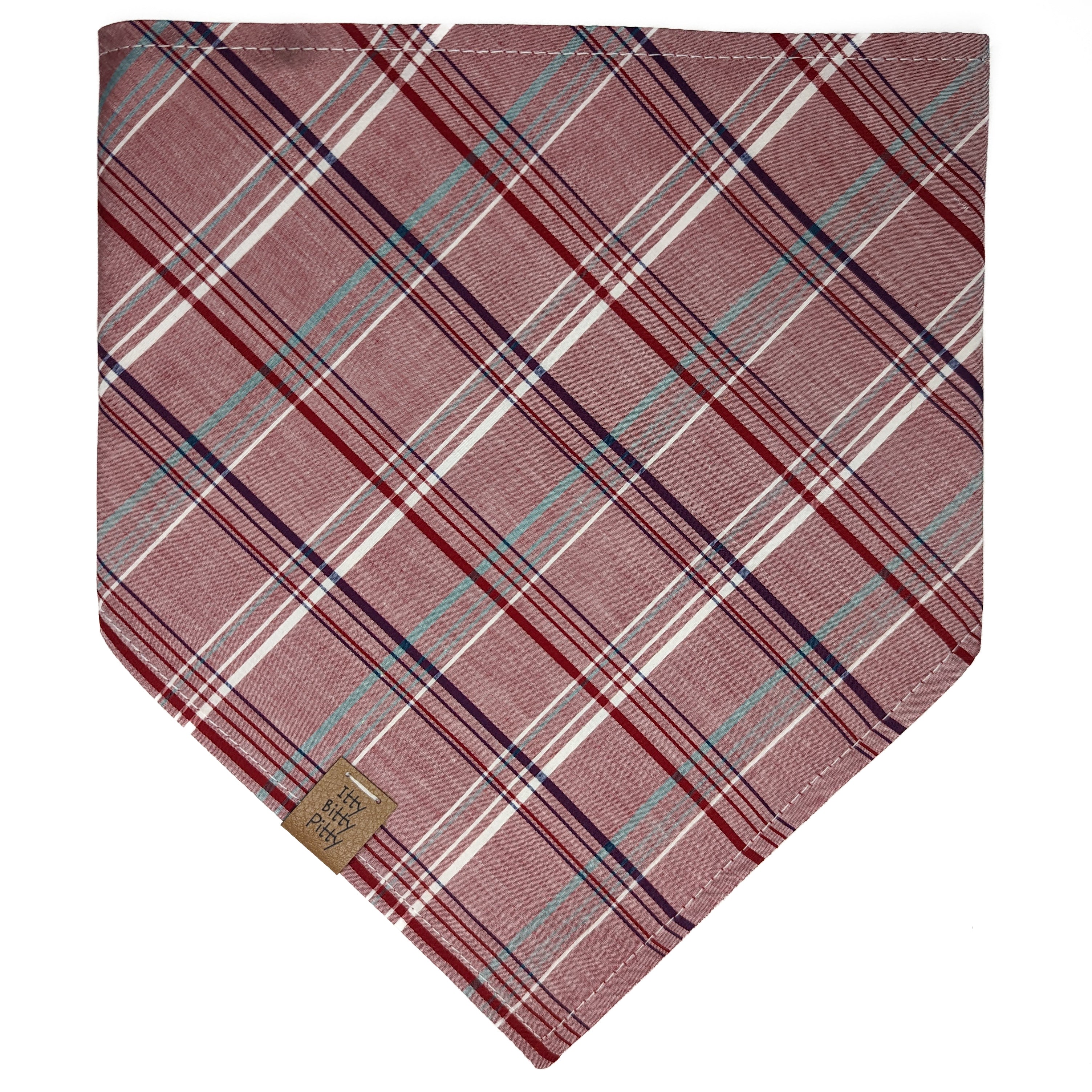 Burgundy Holiday Pet Bandana