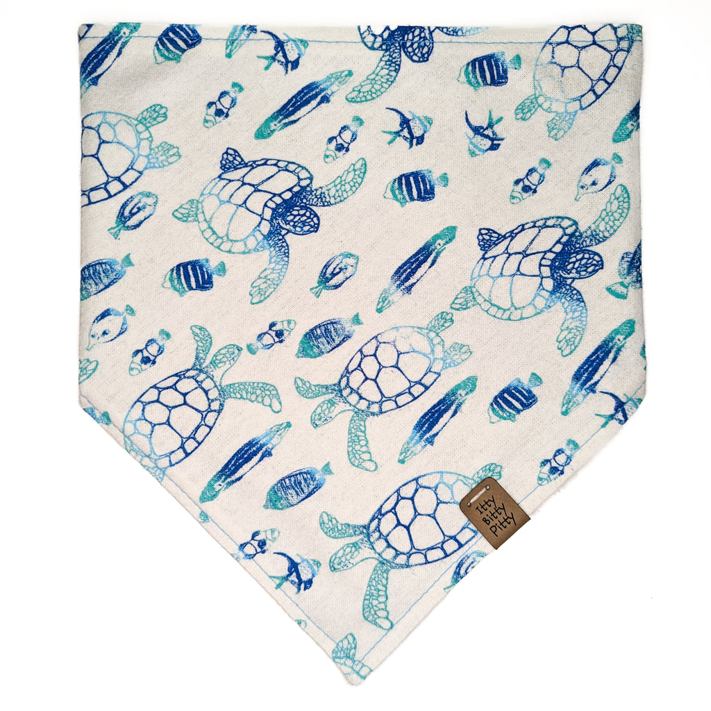 Aqua Turtles Pet Bandana
