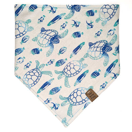 Aqua Turtles Pet Bandana