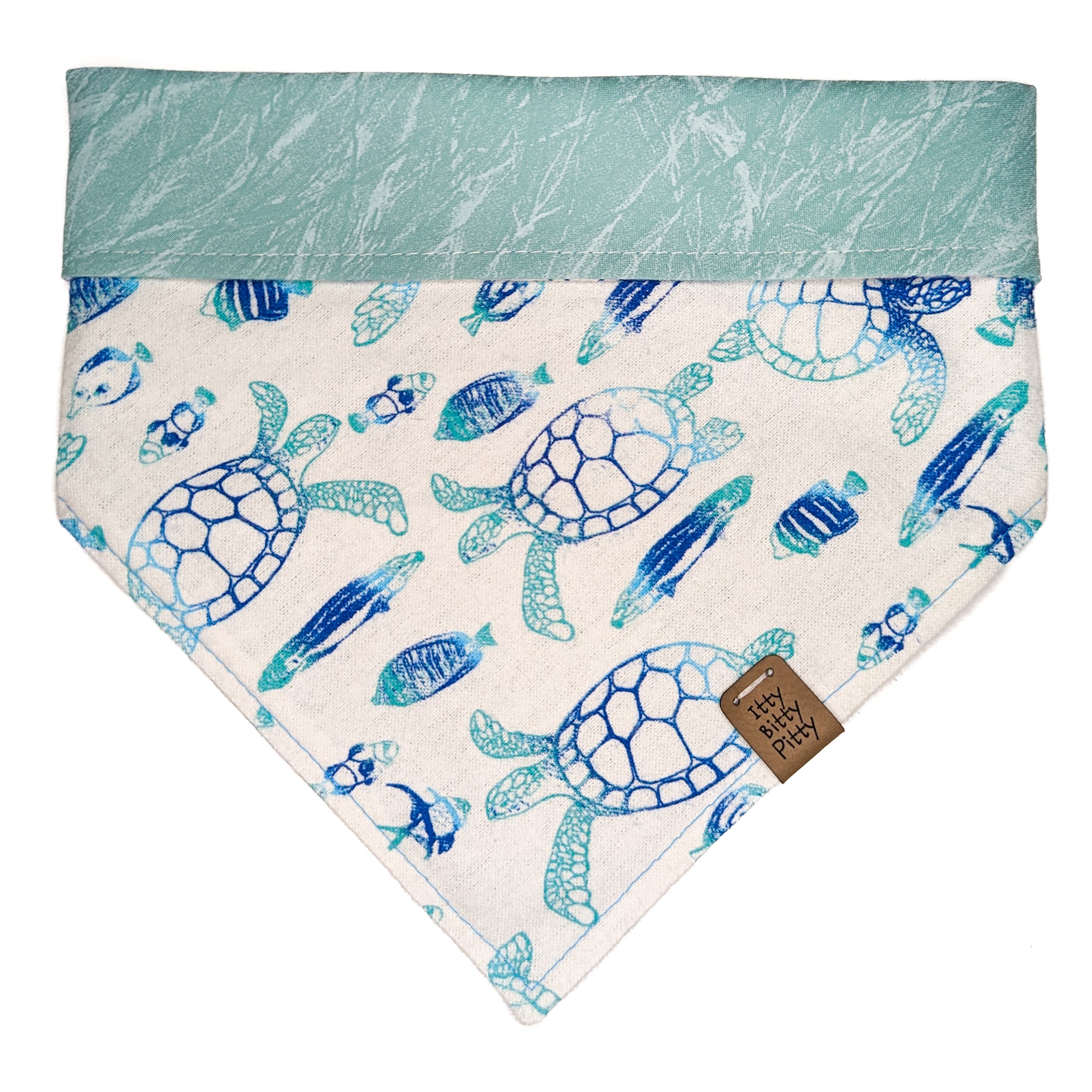 Aqua Turtles Pet Bandana