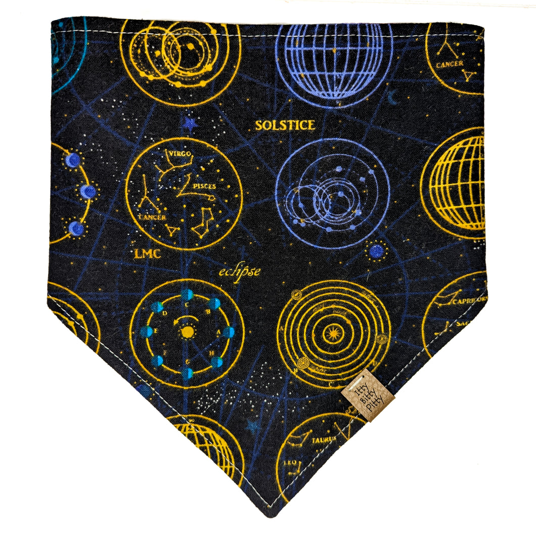 Solstice Maps Pet Bandana