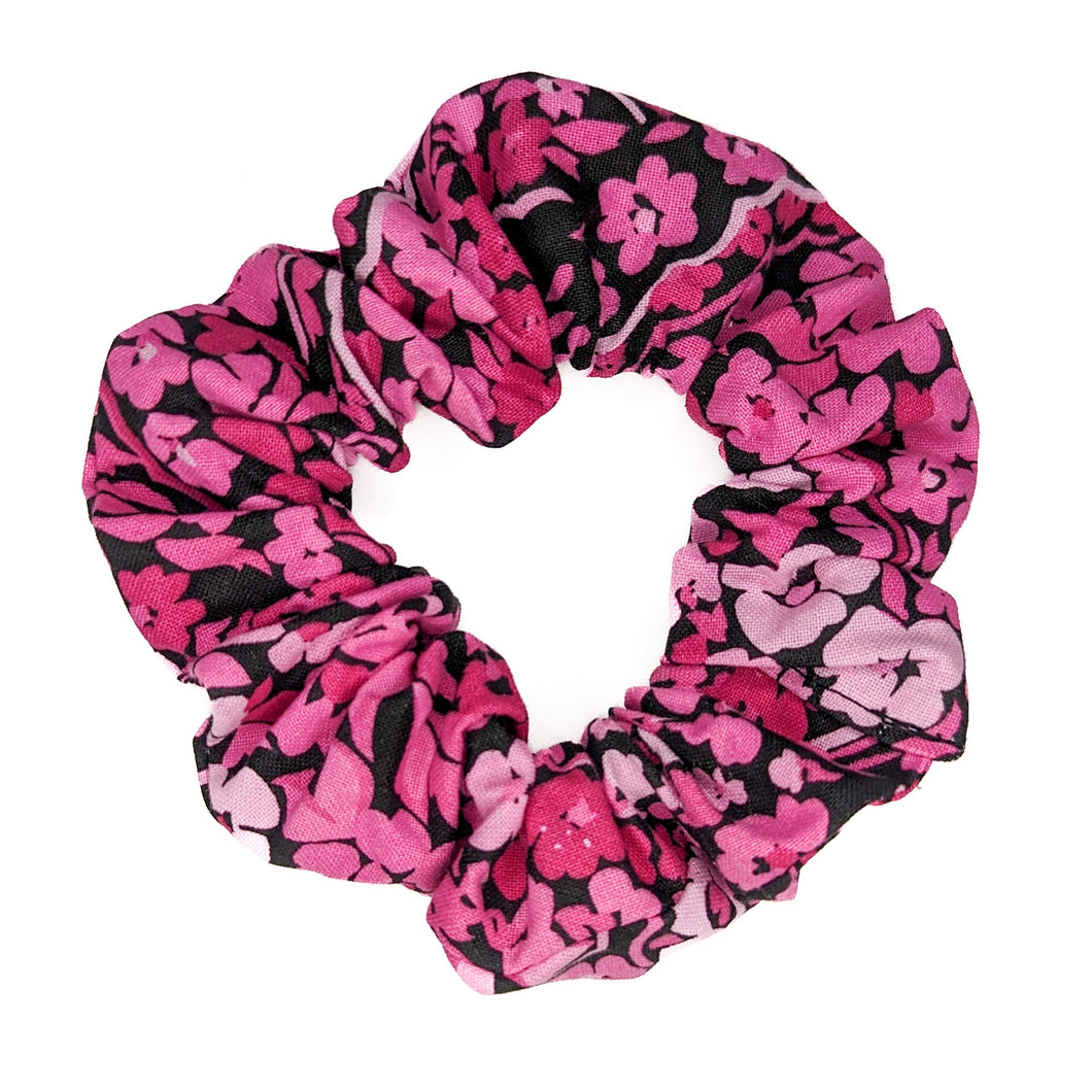 Pink Floral Paisley Scrunchie
