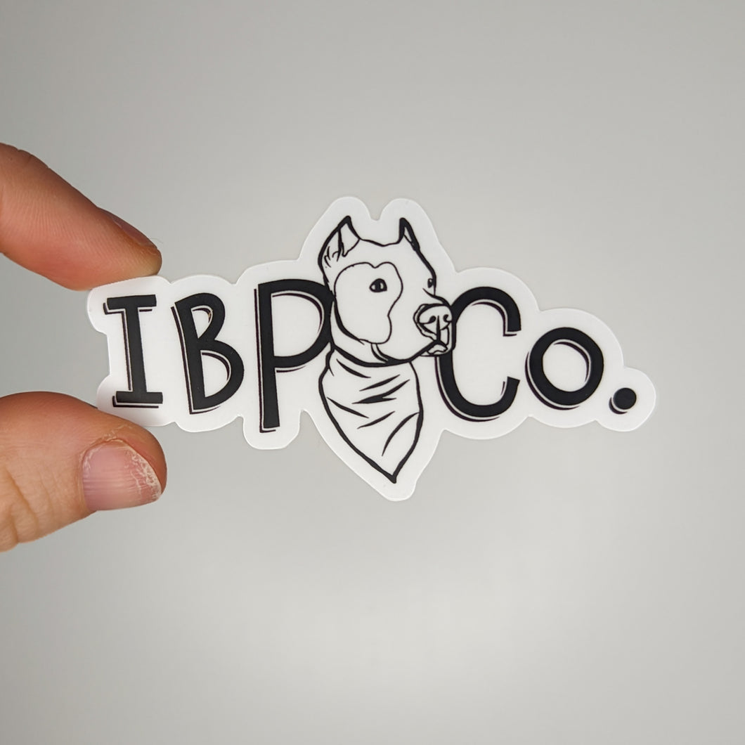 IBP Co. B&W Sticker