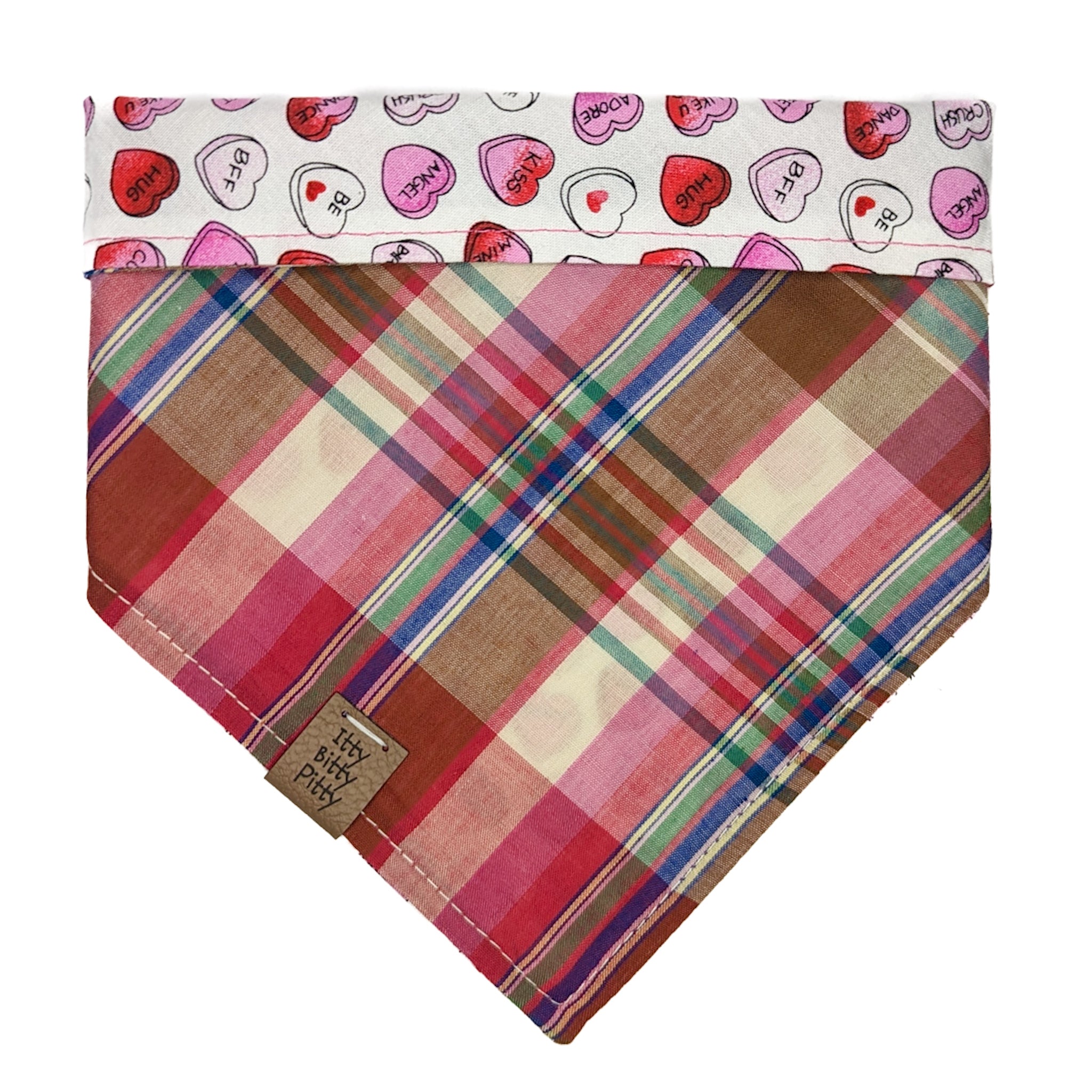 Candy Hearts Pet Bandana