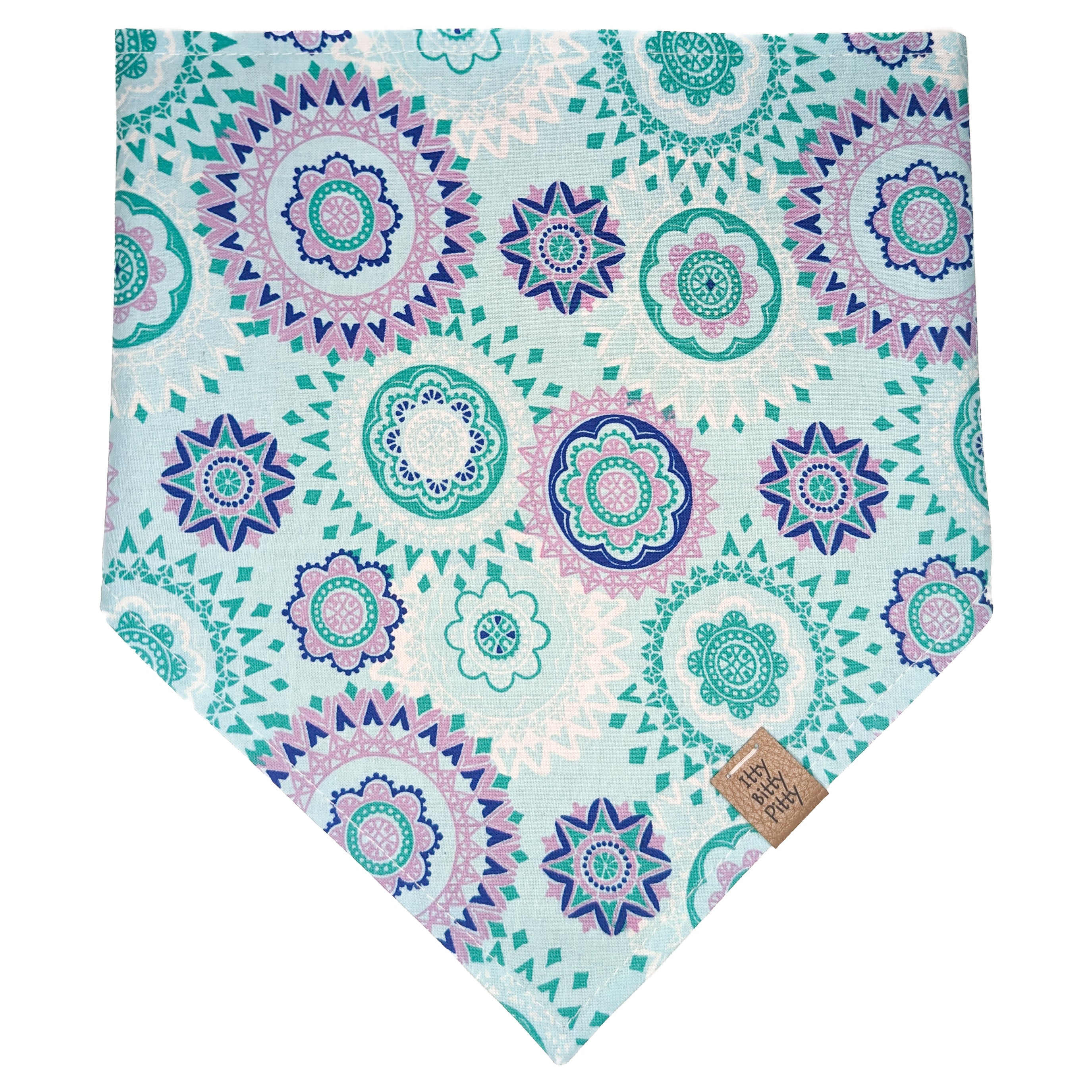 Aqua Mandala Pet Bandana