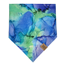 Load image into Gallery viewer, Watercolor Ocean Pet Bandana
