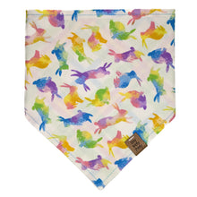 Load image into Gallery viewer, Rainbow Rabbit Pet Bandana
