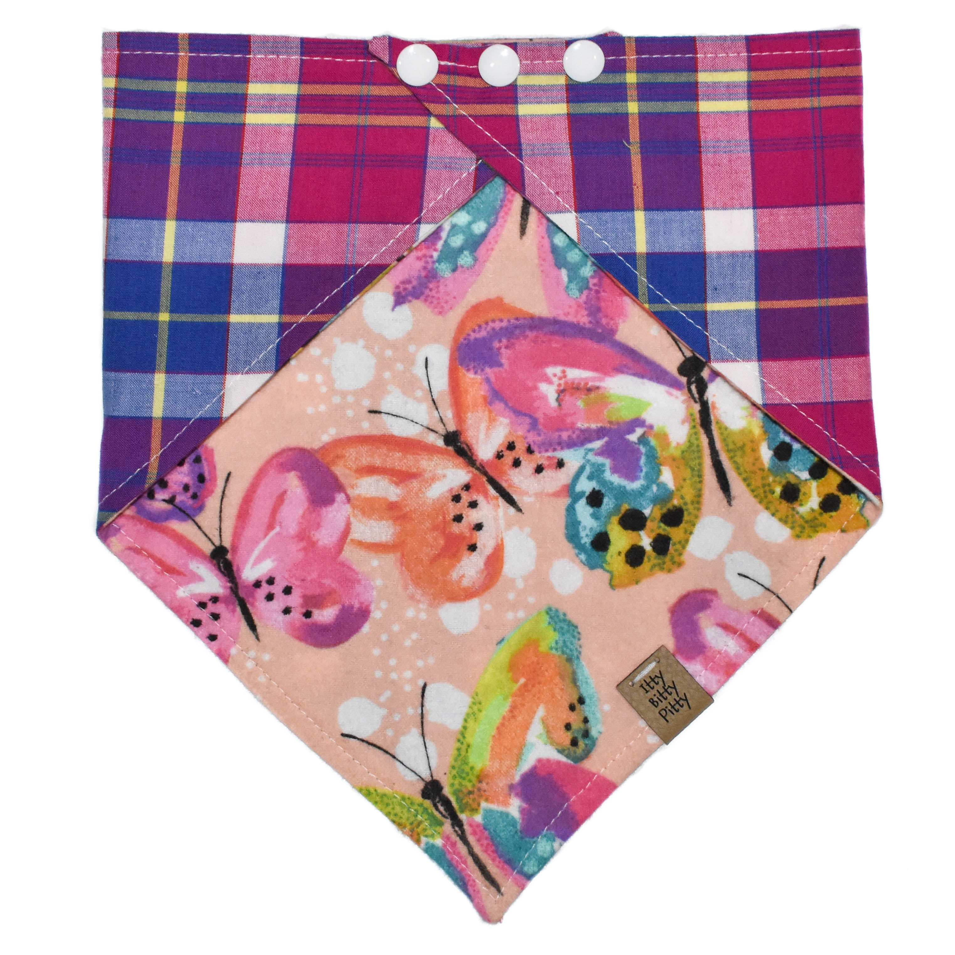 Pastel Butterflies Pet Bandana