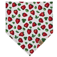 Load image into Gallery viewer, Strawberries Pet Bandana
