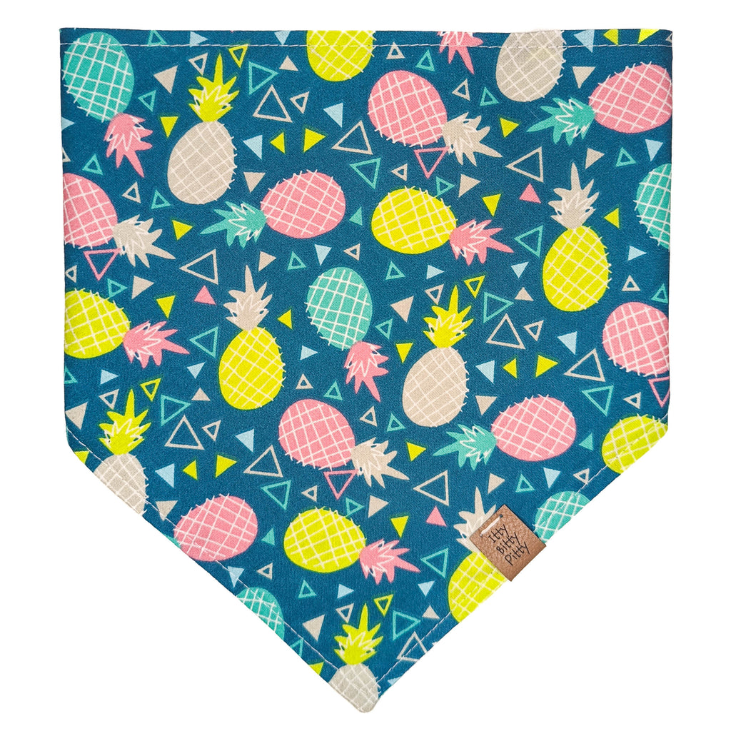 Retro Pineapple Pet Bandana
