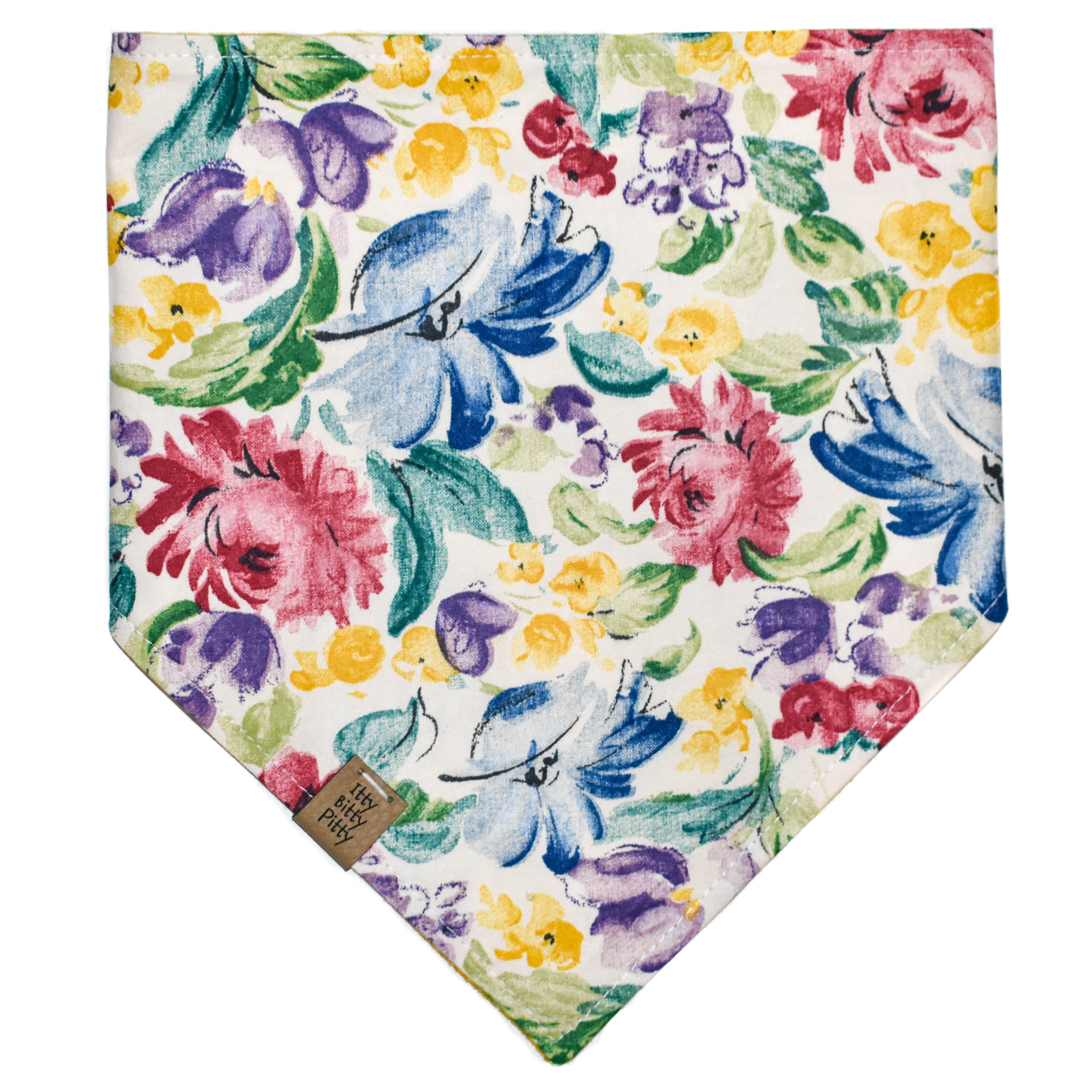 Yellow Patchwork Pet Bandana