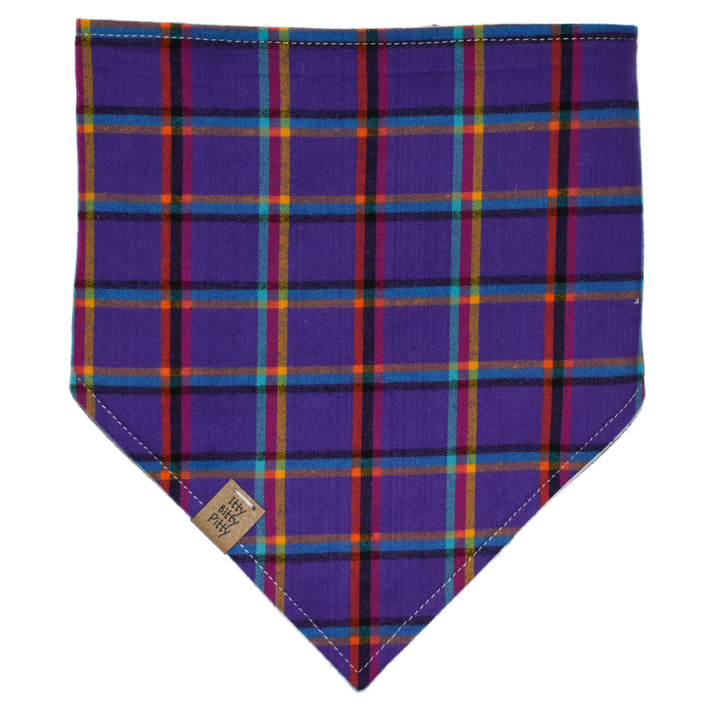 Purple Sea Creatures Pet Bandana