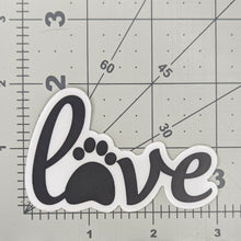 Load image into Gallery viewer, Love Pawprint Sticker
