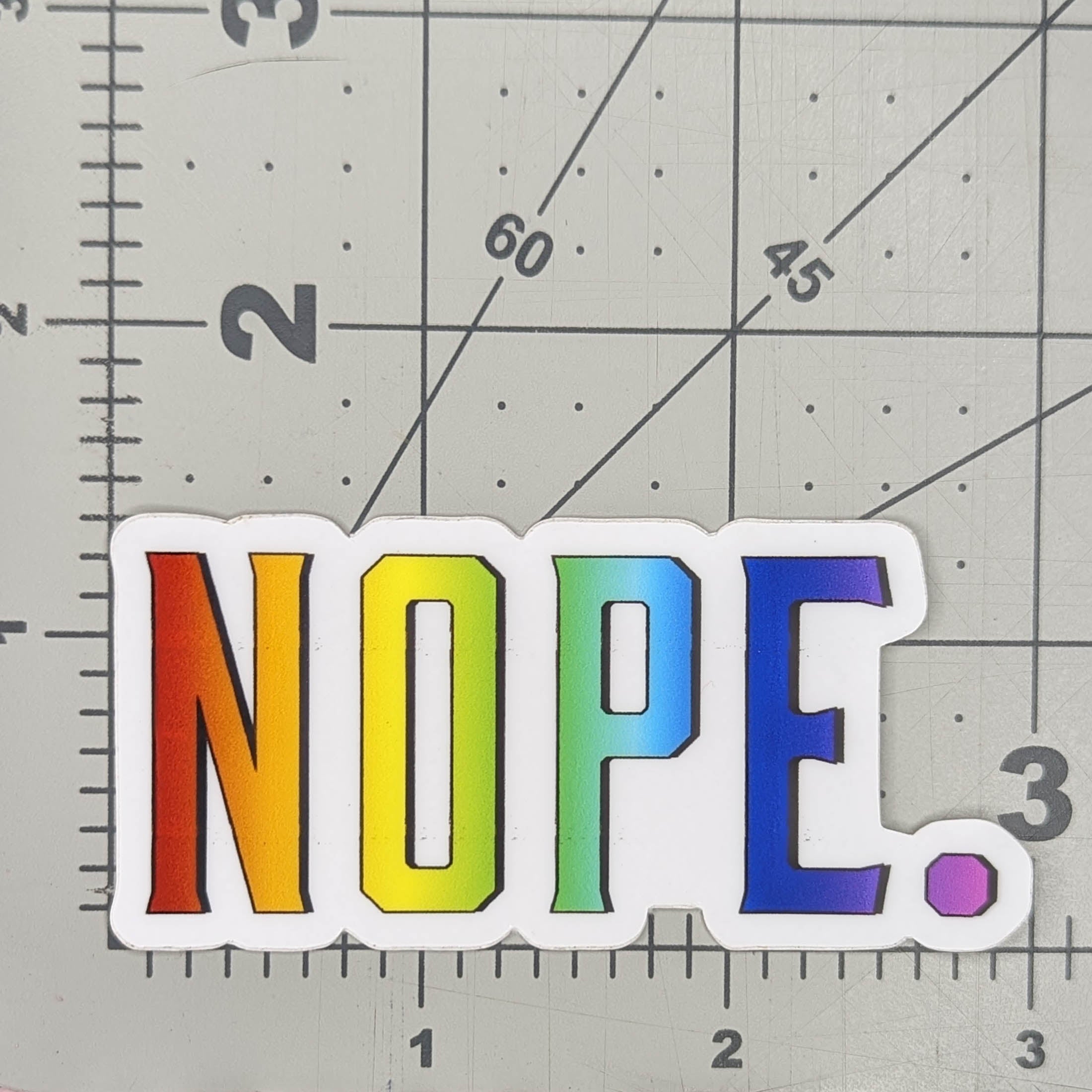 NOPE Sticker